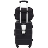 Wrangler El Dorado 2-Pc Expandable Rolling Carry-On Set w/ 3-In-1 Cup Holder (Available in 3 Colors)