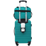 Wrangler El Dorado 2-Pc Expandable Rolling Carry-On Set w/ 3-In-1 Cup Holder (Available in 3 Colors)