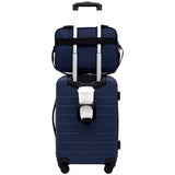 Wrangler El Dorado 2-Pc Expandable Rolling Carry-On Set w/ 3-In-1 Cup Holder (Available in 3 Colors)