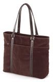 Suede 14.1" Ultrabook or 15" MacBook Ultra Tote - Chocolate