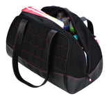 Large Sumo Duffel (Black with Pink Stitching)