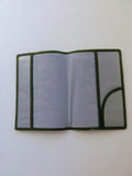 Leather Passport Holder - Elephant Grey
