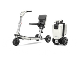 Portable ATTO mobility scooter splits in two for easy travel & transport