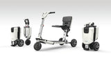 Portable ATTO mobility scooter splits in two for easy travel  & transport