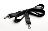 This is a Walter and Ray elephant grey calf skin leather airplane seat back organizer detachable leather shoulder strap