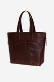 Shoppers Leather Tote (Available in 8 colors)