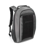 A 17.3" Graphite Laptop Backpack w/ padded shoulder straps, Padded Computer Compartment, Removable ID Holder w/ Multiple Anchor Locations, Custom Molded Fasteners & Padded Back Panel
