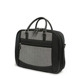 A 16" ScanFast Herringbone Element Briefcase w/ black trim, Trolley strap for use with rolling luggage, Padded Computer Section, Padded Tablet Section, Separate Zippered Workstation, File Sections & Padded Shoulder Strap