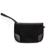 A Matching accessory clutch for black 14"-16" Classic Corduroy Laptop Tote