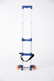 A Mini Travelmate solution attachment for convertible / toddler car seats, wide wheels & telescopic handle