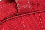 Large Sumo Duffel (Red with White Stitching)