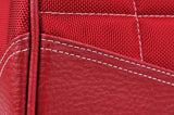 Large Sumo Duffel (Red with White Stitching)