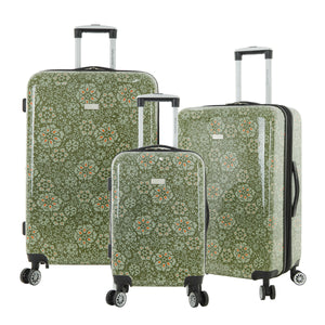 Bella Caronia | Posh Collection | 3pc EXP. Hardside Luggage | 8-Spinner Wheels  (Available in 3 Colors)