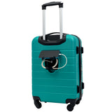 Wrangler El Dorado 2-Pc Expandable Rolling Carry-On Set w/ 3-In-1 Cup Holder (Available in 3 Colors)