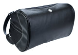 Small Sumo Duffel (Black with White Stitching)