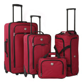 Genova II Expandable Luggage and Accessories Set - 4-Pc (Available in 2 colors)