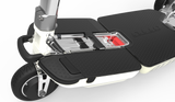 Portable ATTO mobility scooter splits in two for easy travel & transport