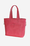 Shoppers Leather Tote (Available in 8 colors)