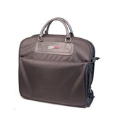 A black Traveler's Folding Garment Bag made of 900D Ballistic Nylon w/ heavy duty zippers & fittings