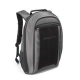 A 17.3" Graphite Laptop Backpack w/ padded shoulder straps, Padded Computer Compartment, Removable ID Holder w/ Multiple Anchor Locations, Custom Molded Fasteners & Padded Back Panel 